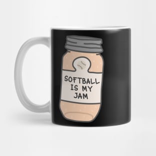 Softball Is My Jam Mug